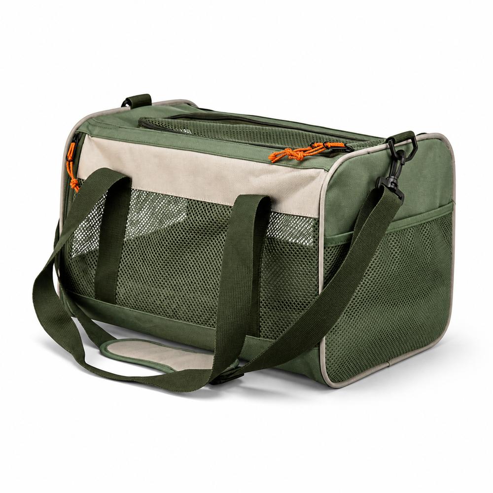 Marlon bag 27x27x43cm beige/green 1