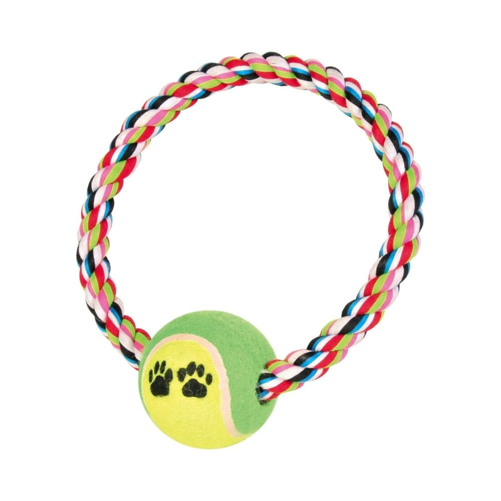 Rope ring with tennis ball 6cm/ 18cm 3