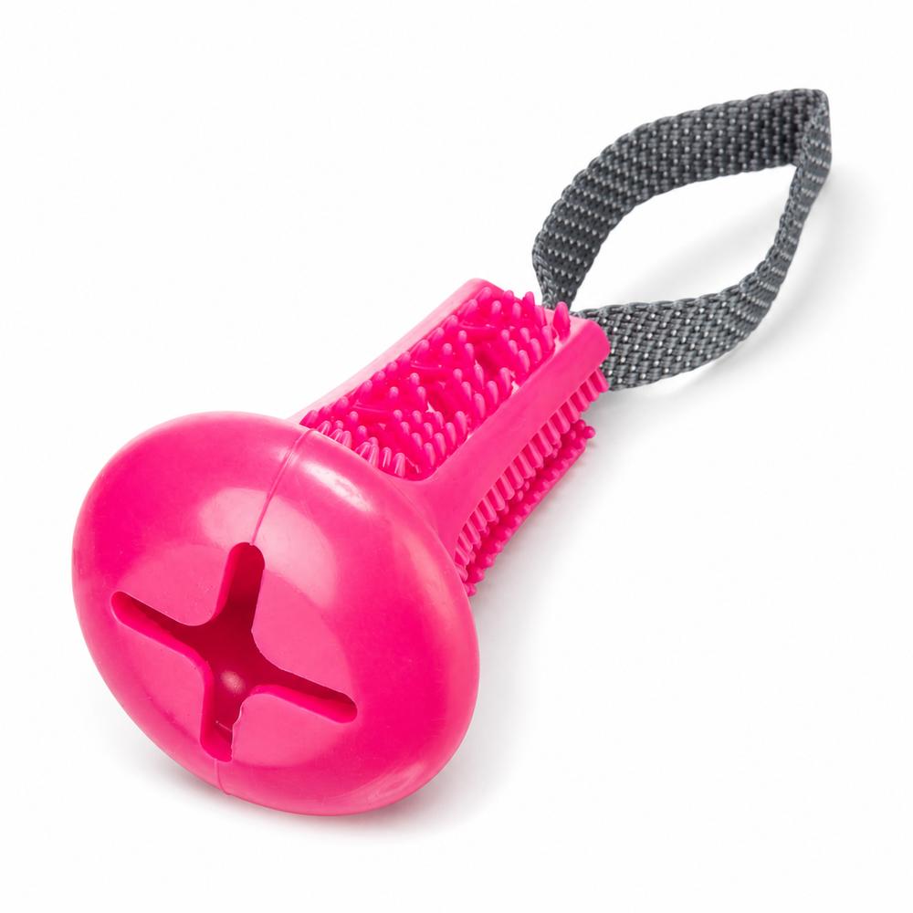 Trixie nammibjalla með ól, TPR/pólýester – 11 cm