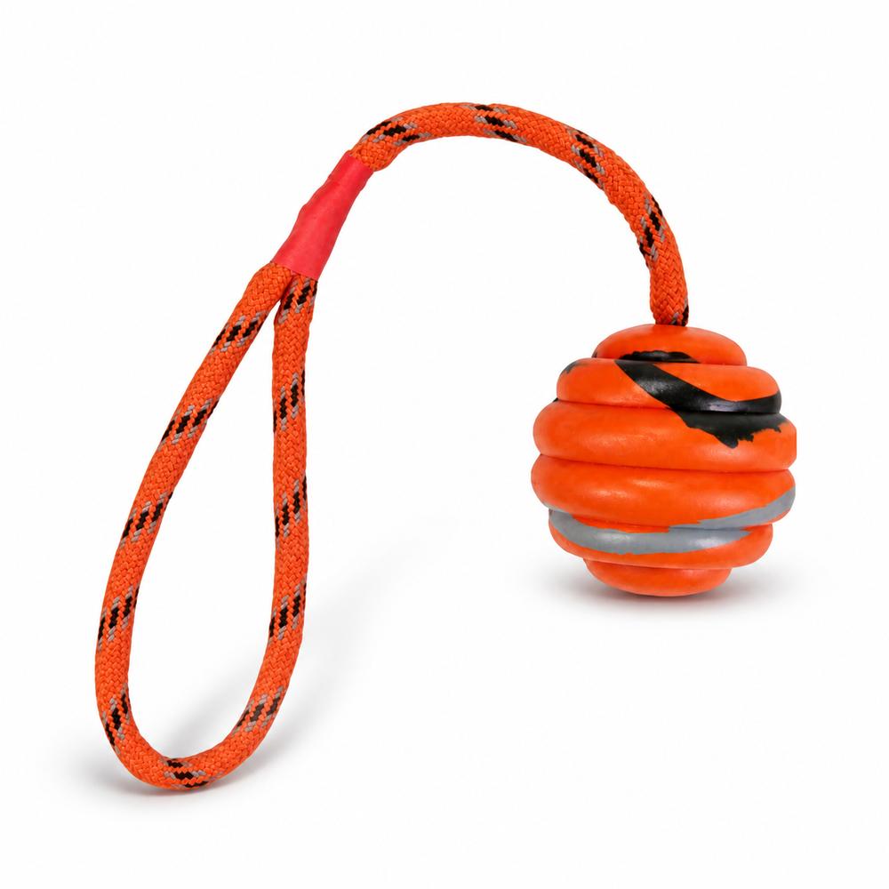 Wavy Ball On A Rope Natural Rubber 6/30Cm