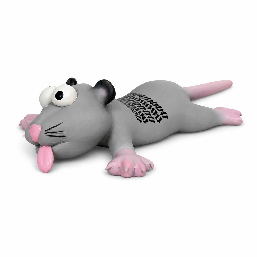 Trixie rotta/mús með hjólbarðamynstri úr latexi – 22 cm