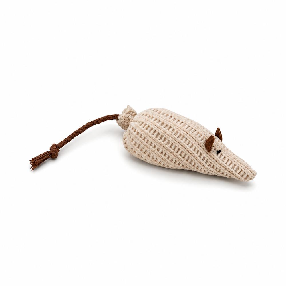 Trixie mús úr taui með kattamyntu – 12 cm
