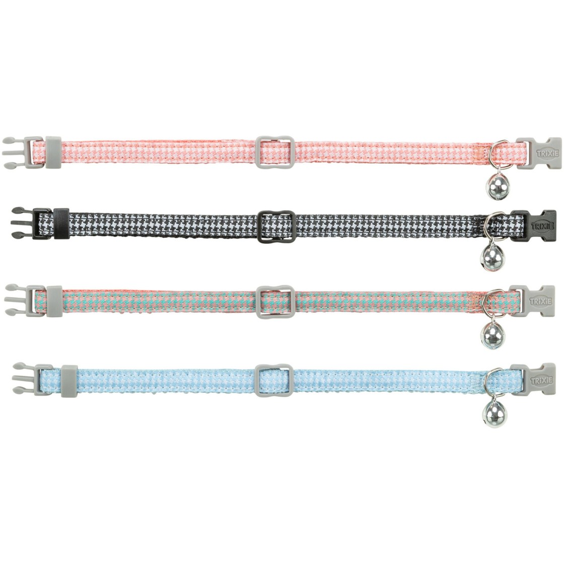Cat collar houndstooth 20-30cm vario