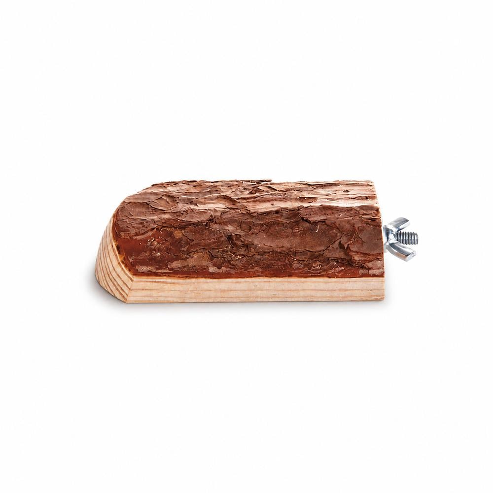 Viðarkubbur með festingu