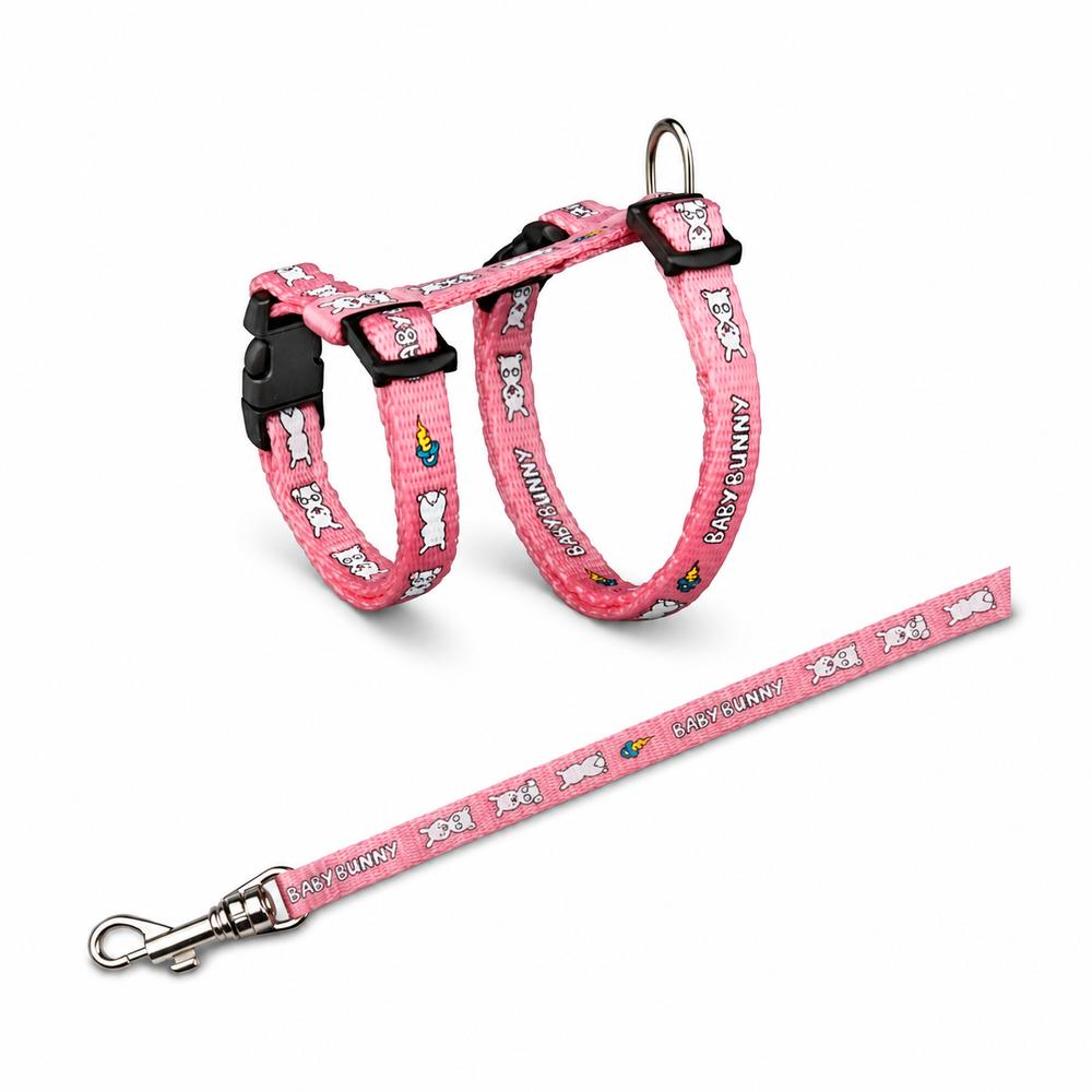 Trixie beisli og taumur fyrir smákanínur – 20–33 cm/8 mm, 1,2 m
