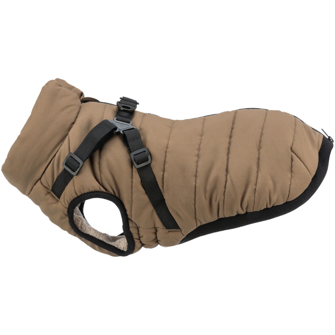 Pirou winter coat w.harn.XS:27 cm sand 1