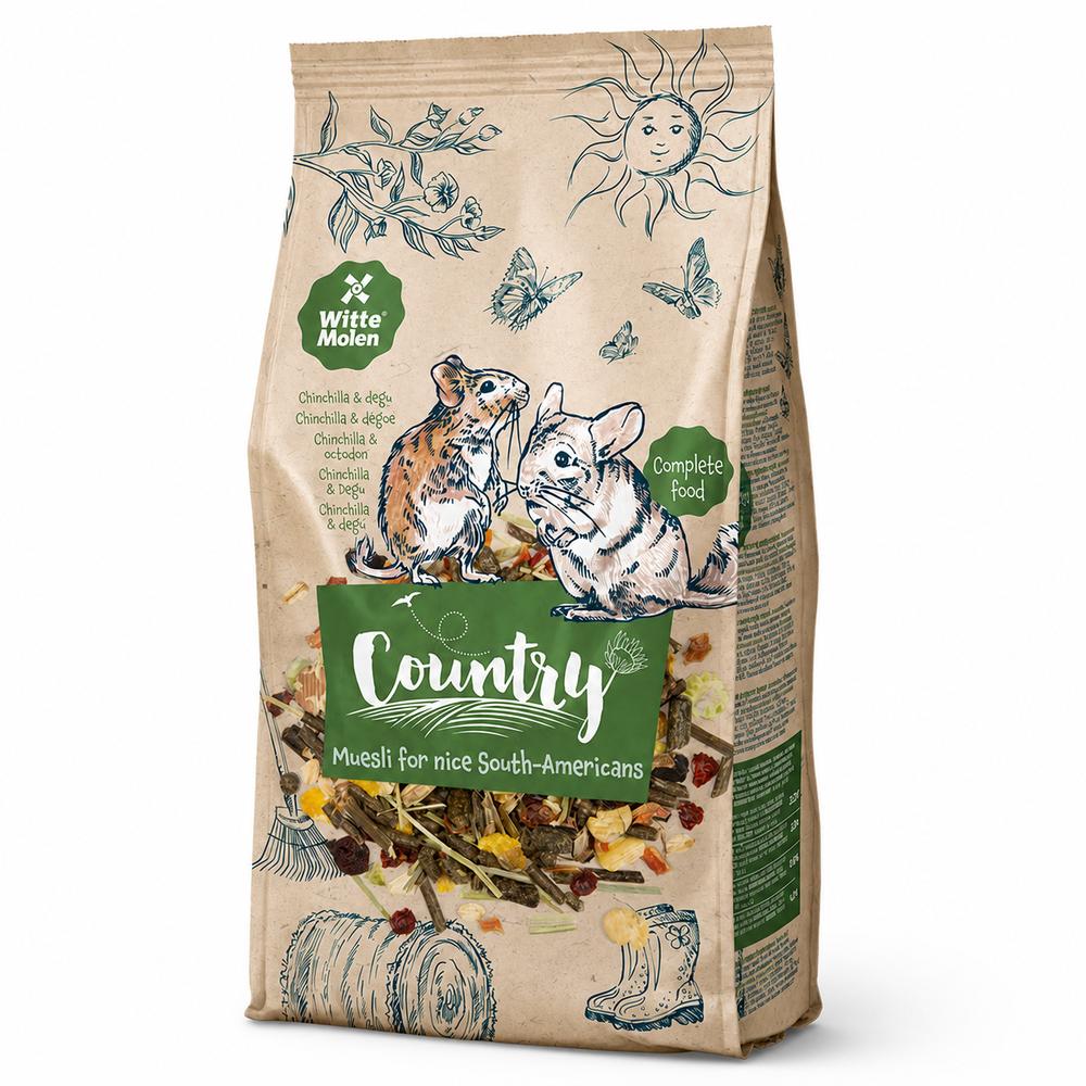 Witte Molen Country fóður fyrir chinchilla og degú – 0,85 kg