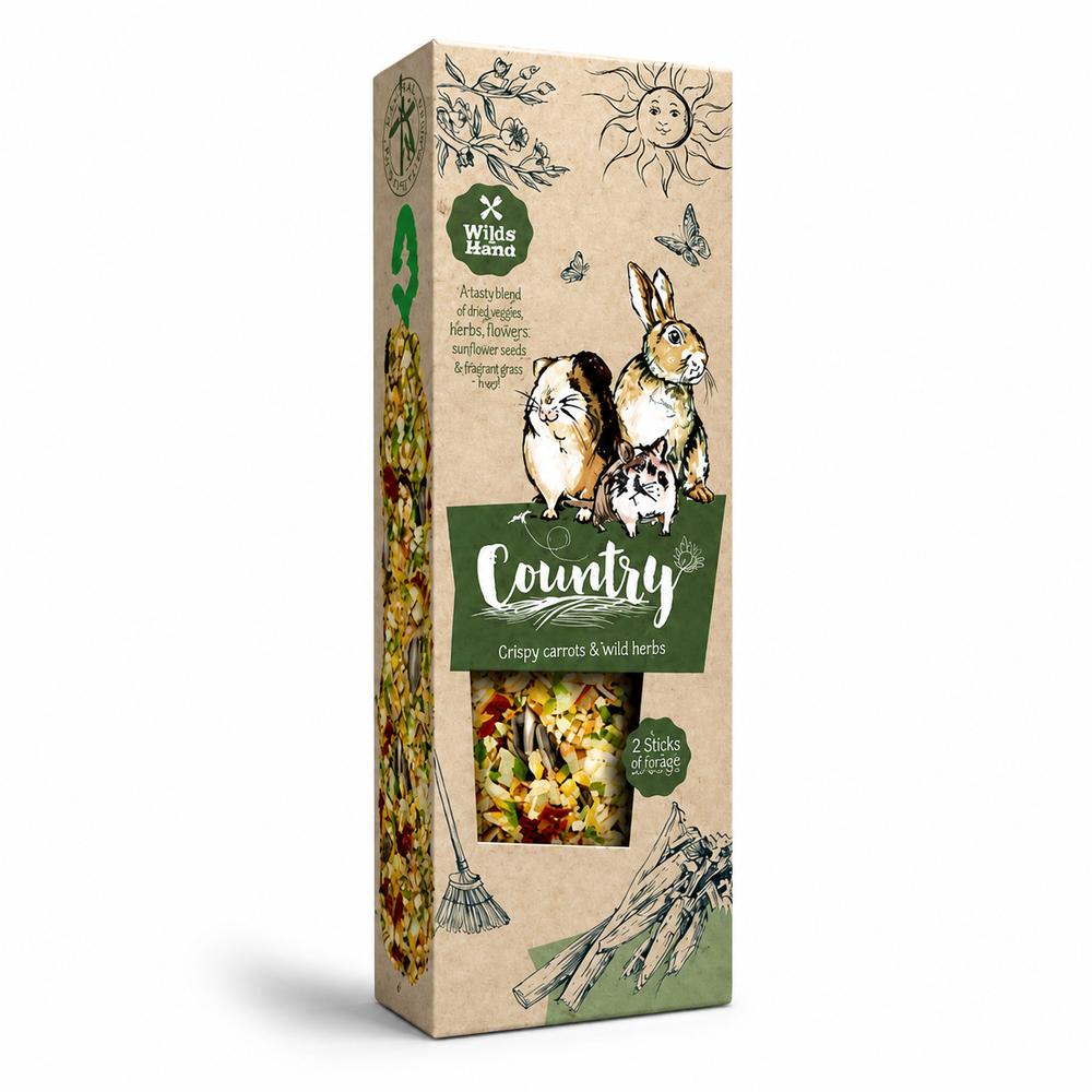 Country nagprik – gulrót og púrra, 2 stk/110 g