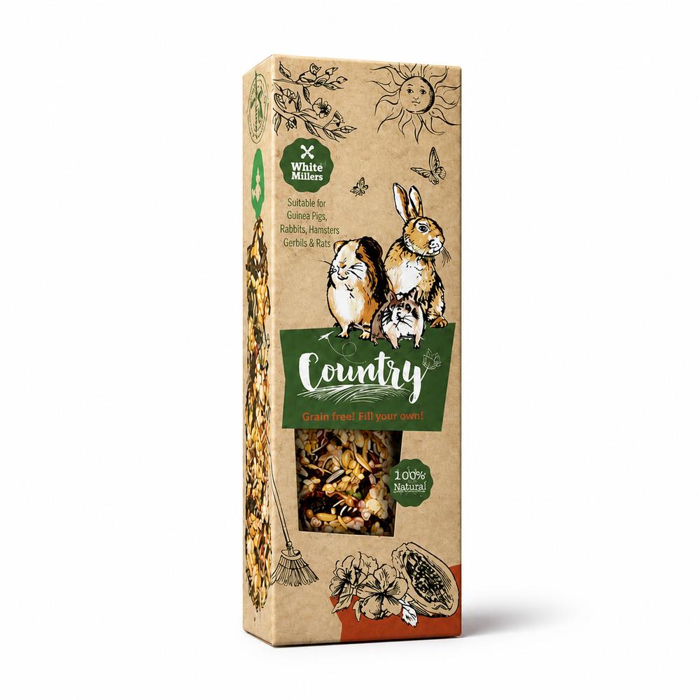Country Chew sticks papaya & hibiscus 2stk – 110g