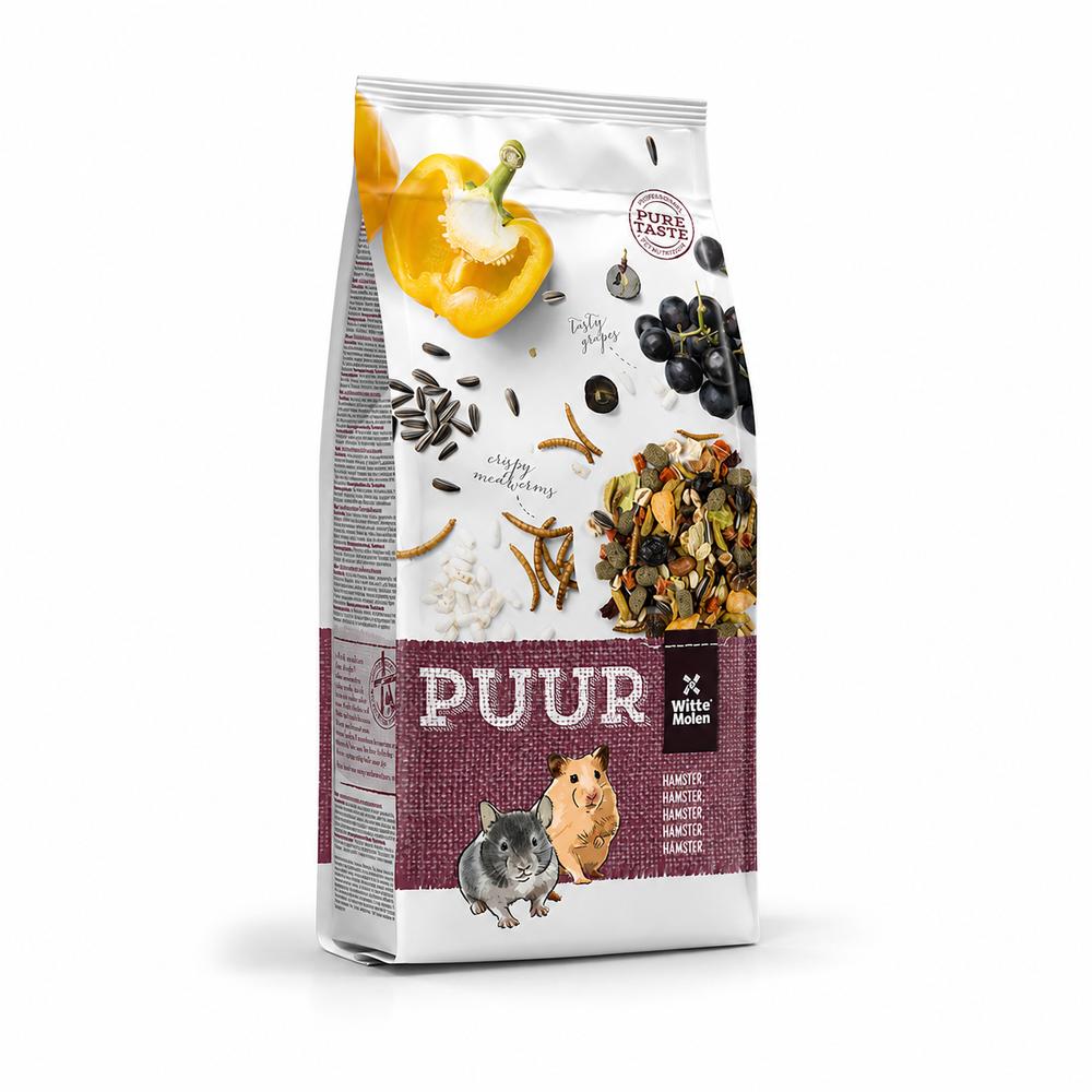 Witte Molen Puur fóður fyrir hamstra og vini – 8 kg