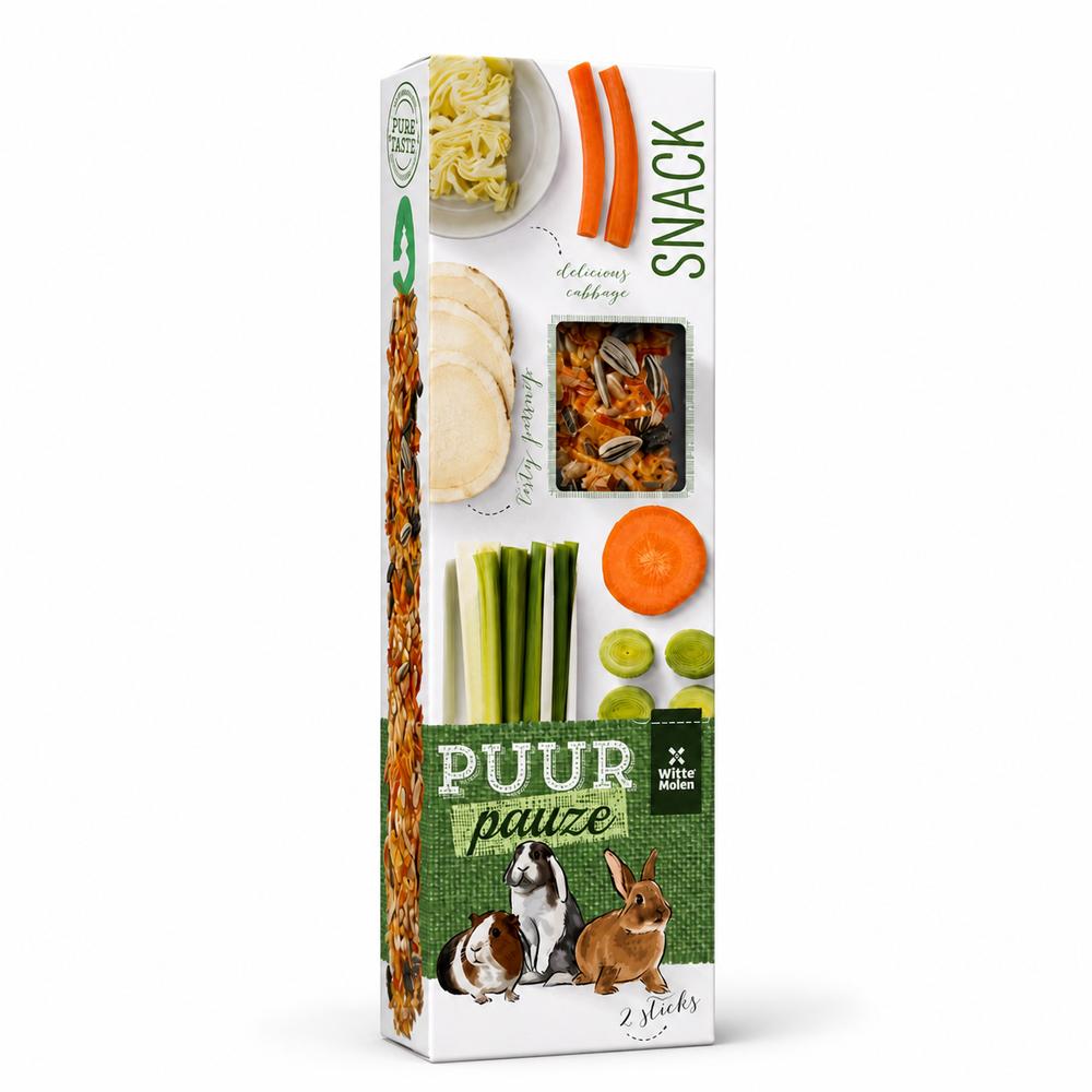 Puur Pauze Sticks Vegetables 180Gr