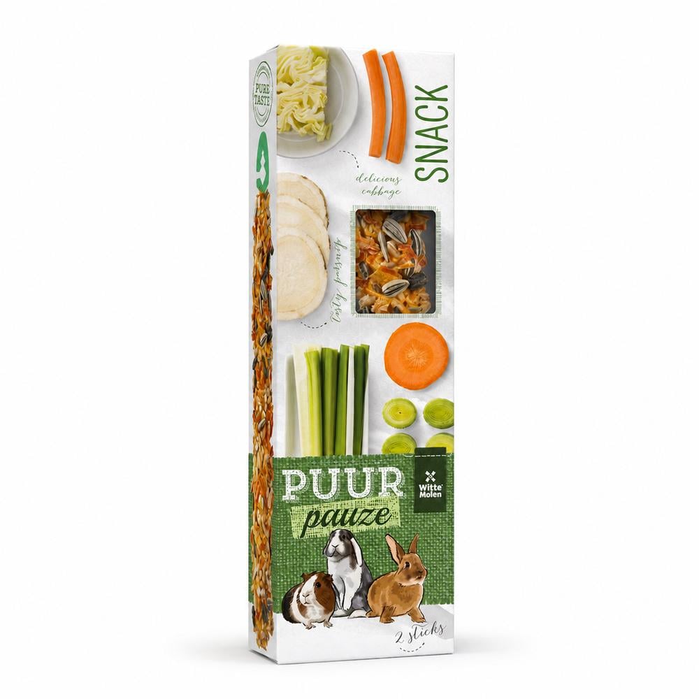 Puur Pauze Sticks Vegetables 180Gr