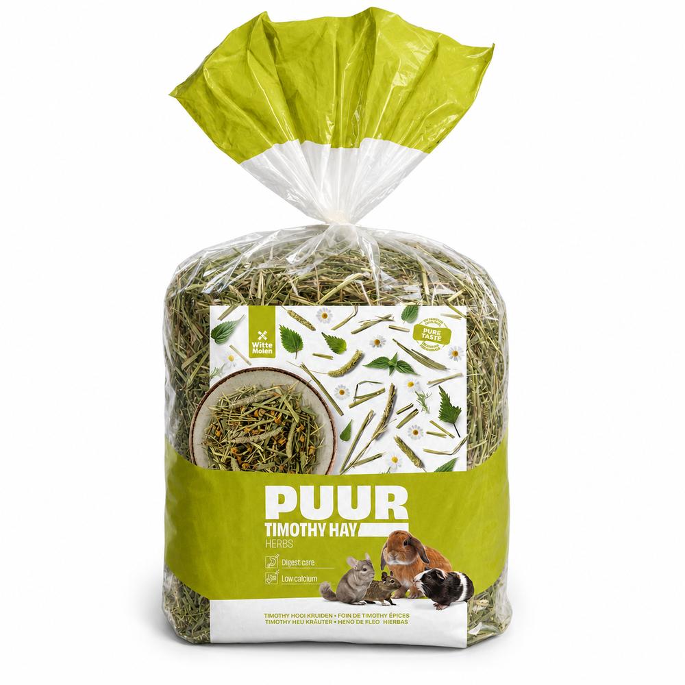Puur Timothy hey með jurtum – 500 g