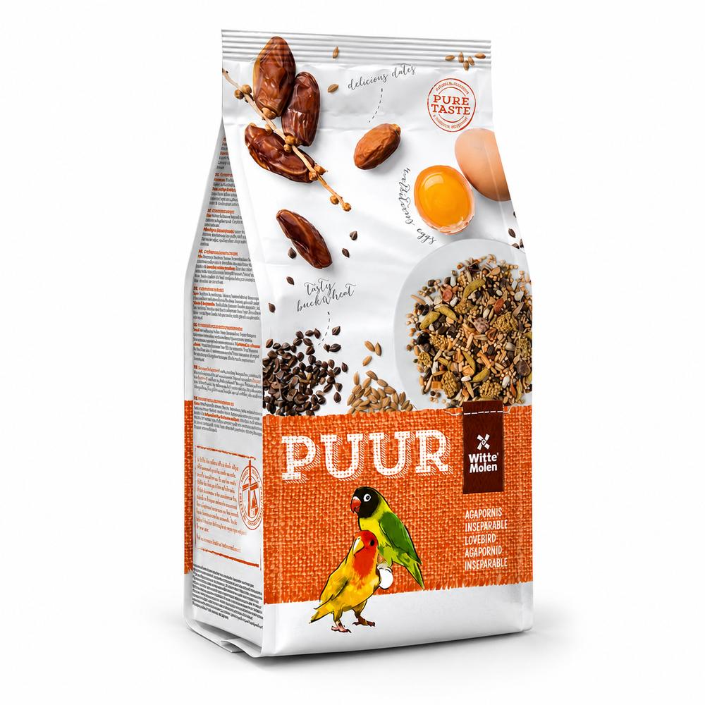 Witte Molen Puur fóður fyrir ástarpáfa – 2 kg