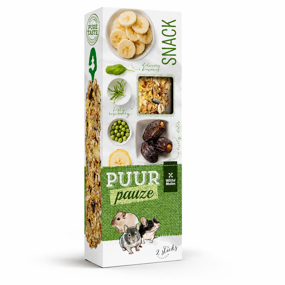 PUUR Pauze Sticks banana & date