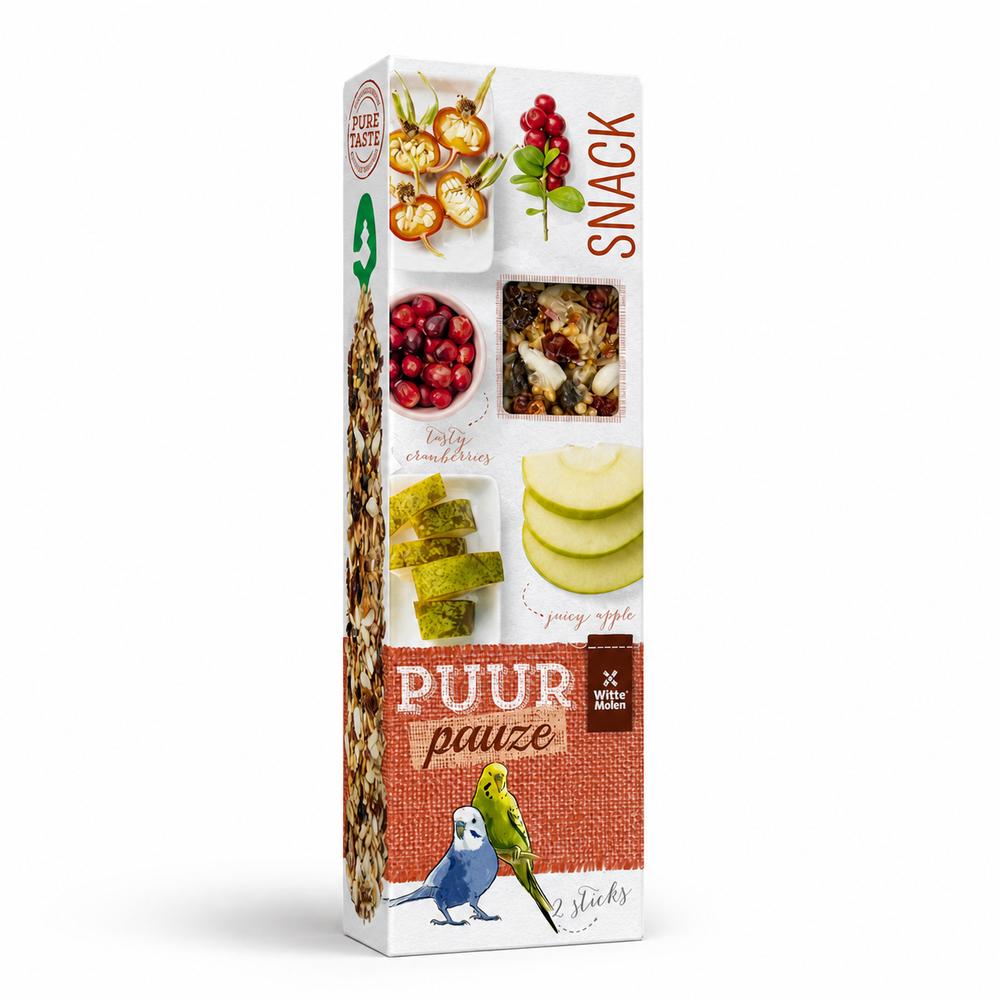 Witte Molen Puur Pauze nammiprik fyrir gára með epli og nýpum – 60 g