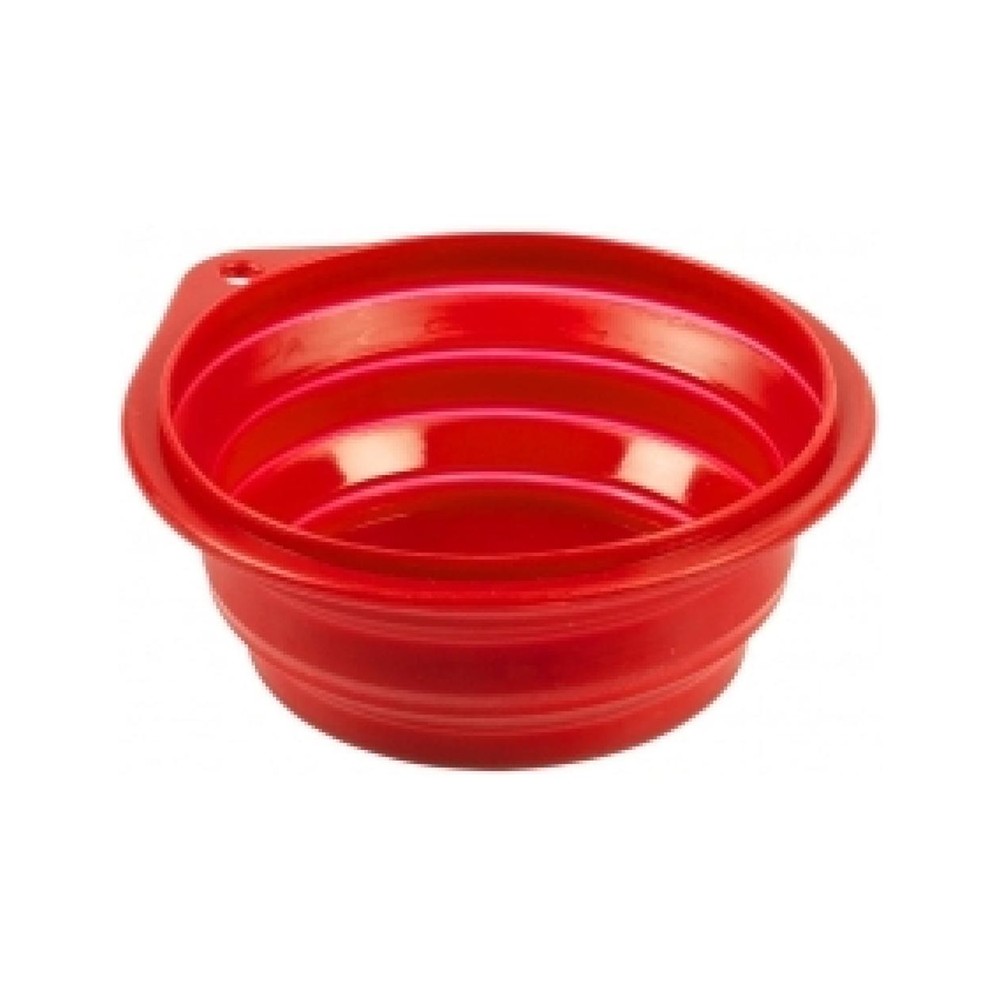 Silicone Travel Bowl 250Ml - 11Cm Red