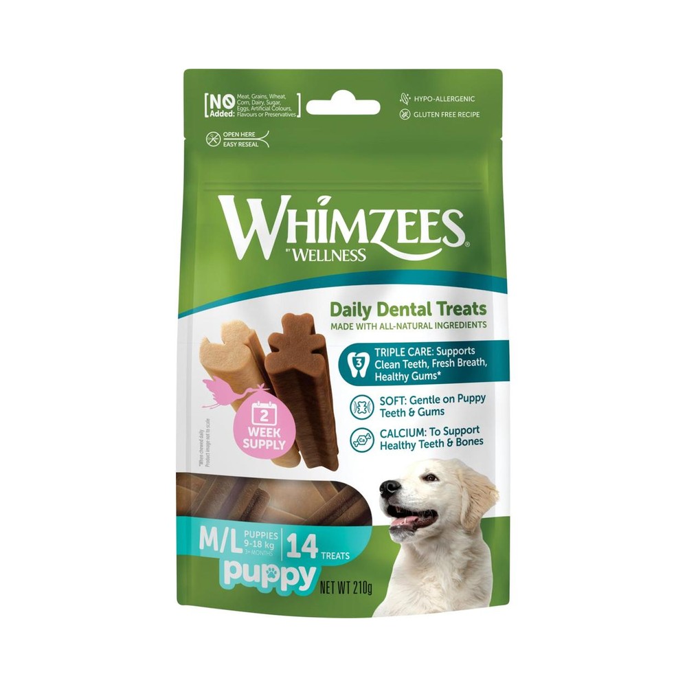 Whimzees Puppy XS/S, 28 stk 210g