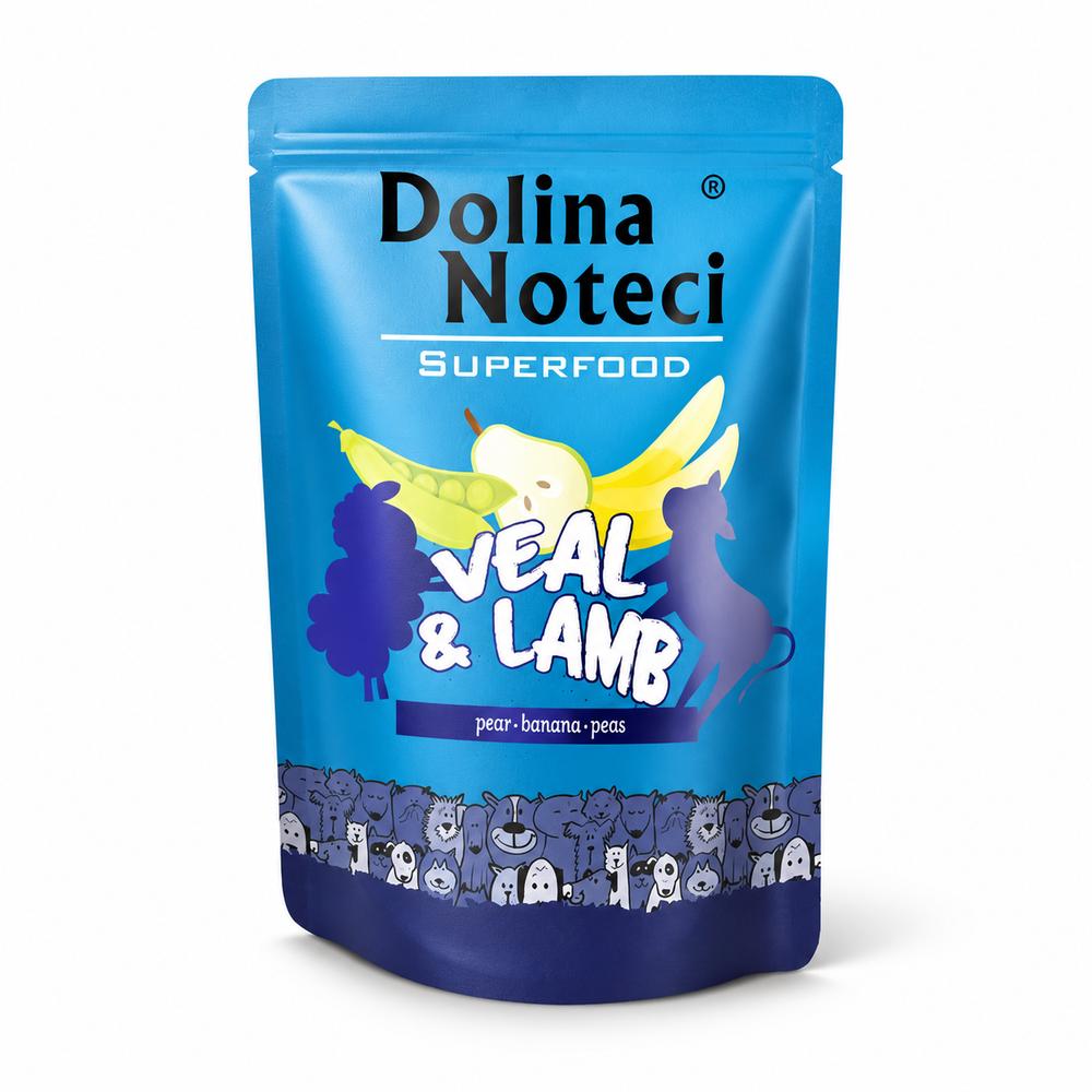 Dolina Noteci Dog Superfood – kálfakjöt og lamb, 300 g