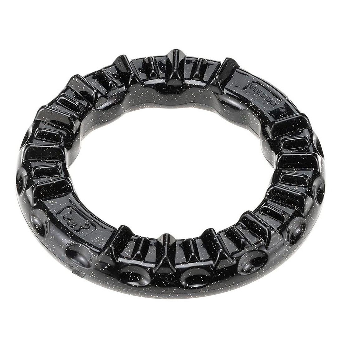 Ferplast naghringur fyrir hunda Smile – svartur, M, Ø 16 × 3,2 cm