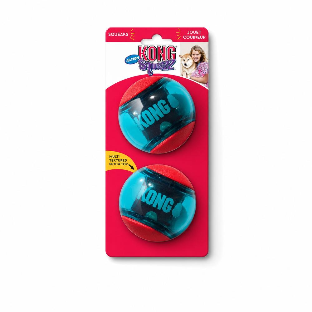 KONG Squeezz Action bolti – raudur Large