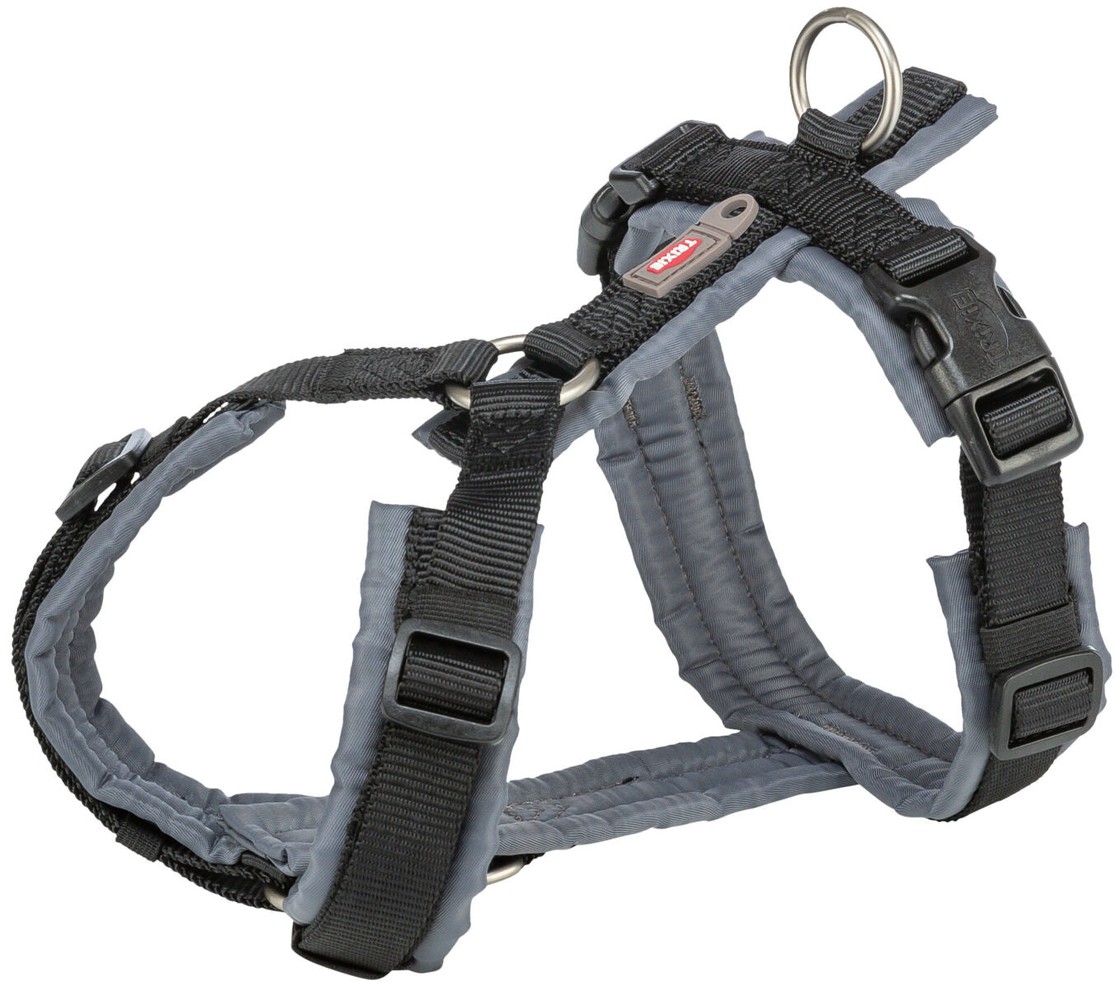 Trixie Premium trekking-beisli – M–L 25 mm svart/grafít