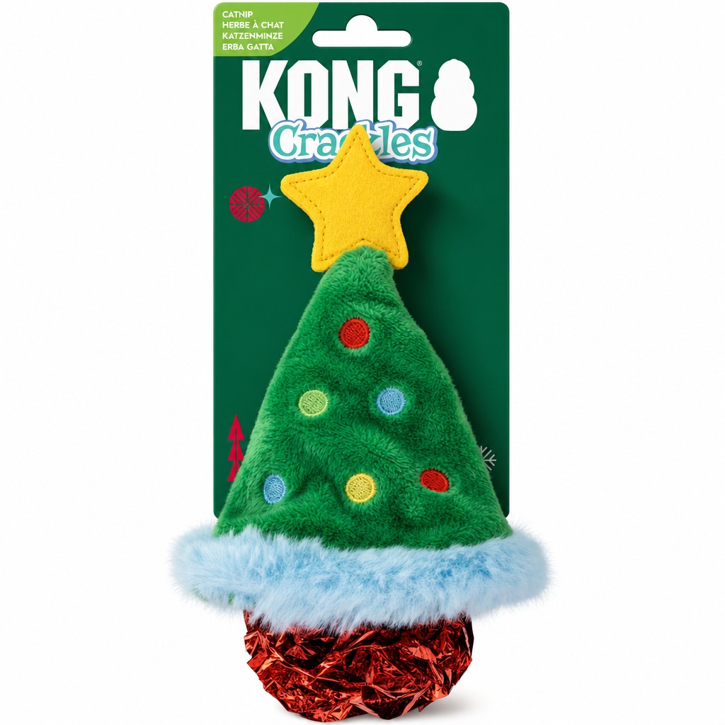 KONG Holiday Crackles Christmas Tree