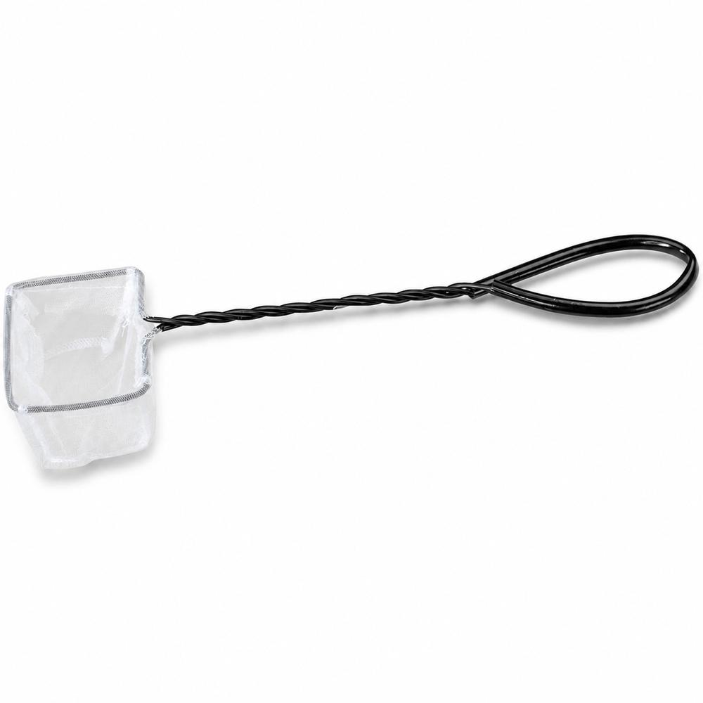 Laroy U-laga fiskabúrsháfur – hvítur, 8 cm