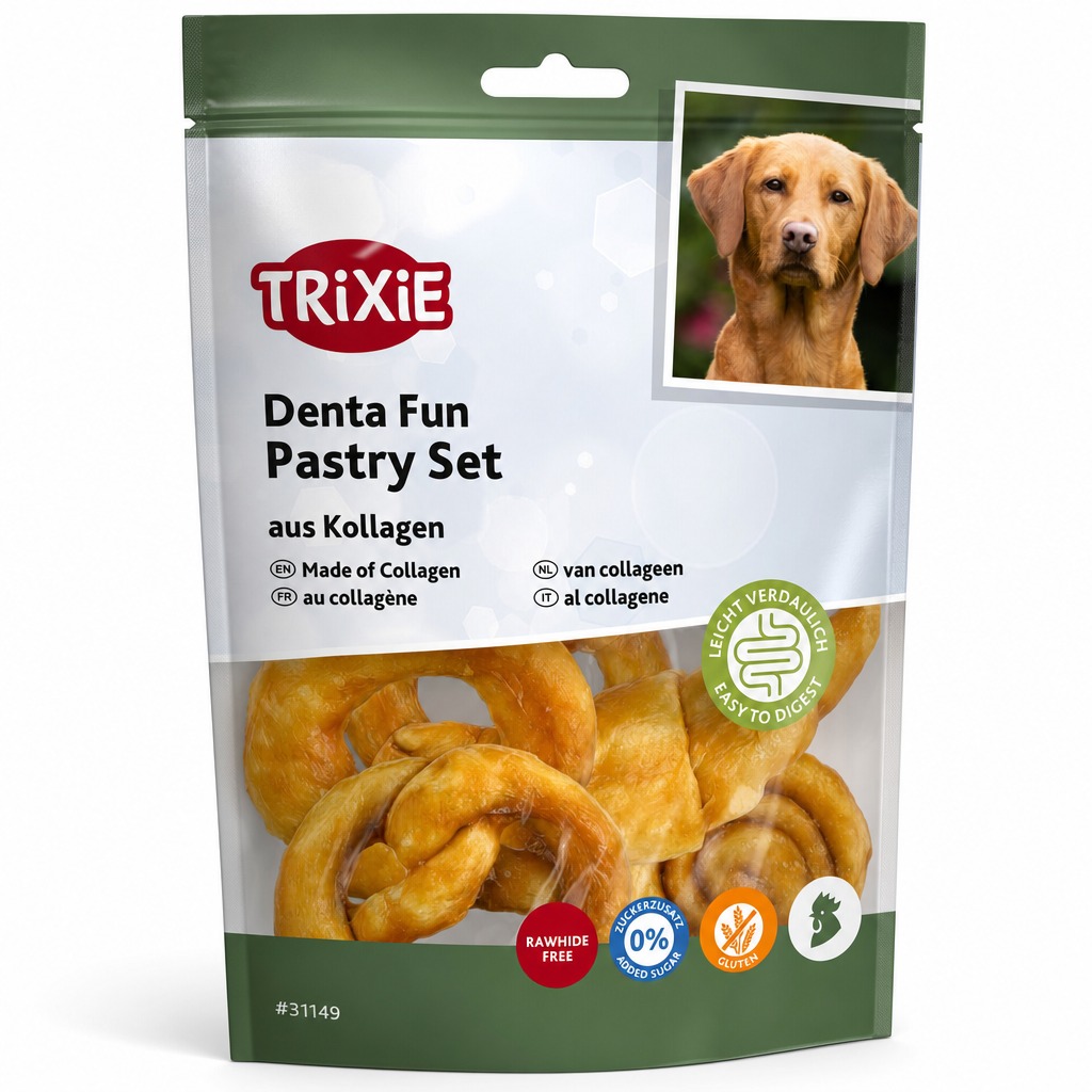 Trixie Denta Fun Pastry Set kollagennammi – 100 g