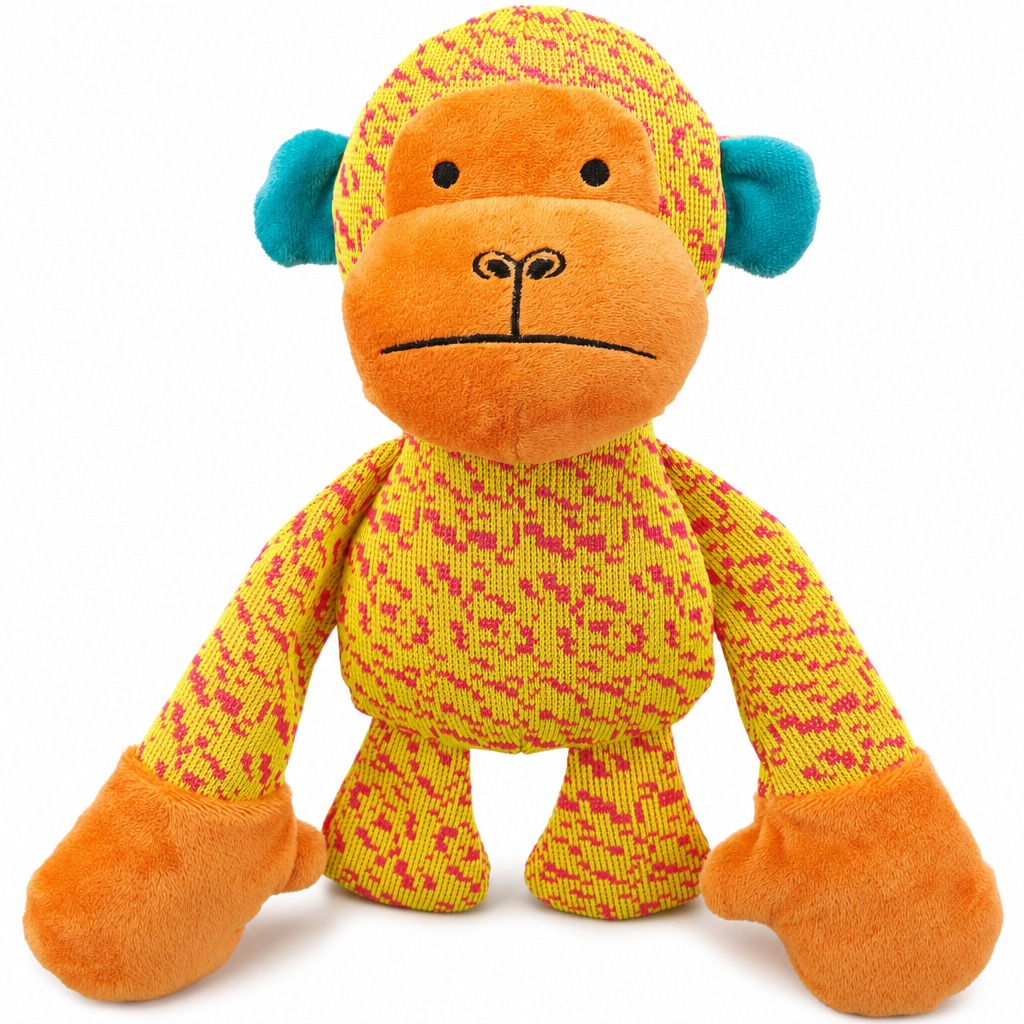 Trixie hljóðlaust hundaleikfang – api, gulur, 27 cm
