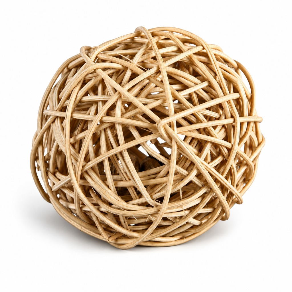 Bastbolti með bjöllu 4cm