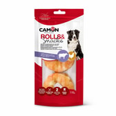 Camon nautahúðarhringir með kjúklingi – 6 cm, 110 g, 2 stk – mynd 1