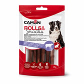 Camon nautahúðrúllur með kanínu – 17 cm, 140 g, 3 stk – mynd 1