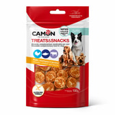 Camon skífur með kjúklingi, þorski og nautahúð – 100 g – mynd 1