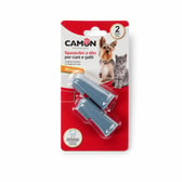Camon fingurtannburstasett úr sílikoni – 2 stk – mynd 1