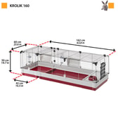 Ferplast Krolik 160 nagdýrabúr – mynd 2