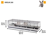 Ferplast kanínubúr Krolik 200 – mynd 2
