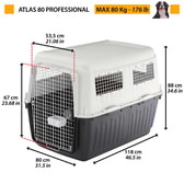 Hundabúr – Atlas 80 Professional 118X80Xh88Cm – mynd 2