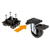 Ferplast L442 hjólasett fyrir Atlas Car 80 – mynd 5