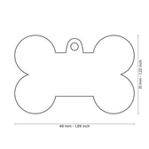 Tags Handmade Bone XL Red – mynd 2