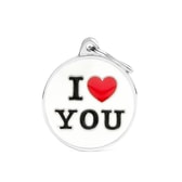 Tags Charms Circle Love You L – mynd 1
