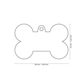 MyFamily beinmerki – svart messing, XL – mynd 2
