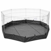 Octagon Exercise Pen Solid Fabric Bottom 1 – mynd 1