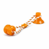 Tug’N Chew tog- og nagleikfang – appelsínugult 40×10,3×10,3 cm – mynd 1