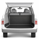 Car boot cover 1.20 x 1.50 m black – mynd 1
