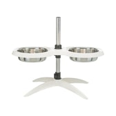 Dog bar melam/stainl. steel 2×1.6 l whi 1 – mynd 2