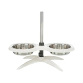 Dog bar melam/stainl. steel 2×1.6 l whi 1 – mynd 3