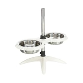 Dog bar melam/stainl. steel 2×1.6 l whi 1 – mynd 5