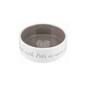 Pet’s Home bowl cer.0.8 l/16cm crem/petr – mynd 4