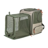 Trixie Rocco bakpoki – beige/grænn, 40×42×30 cm – mynd 2